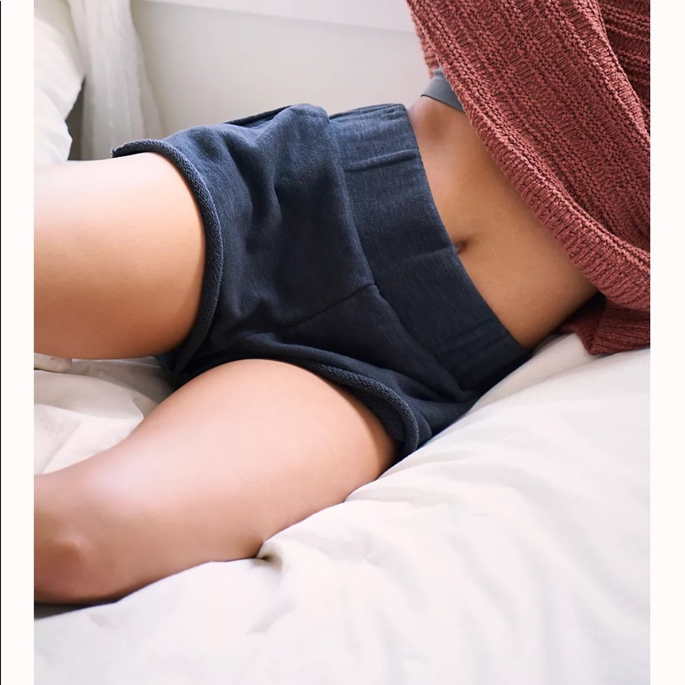 Free People Grey Road Trip Shorts